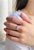 Vicenza - Piazzetta Palladio 2 - Anillo Salvini Mujer Eterea in Oro blanco Diamante 0.75 Ct 20115617 - 20115617